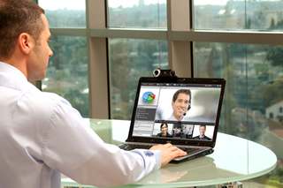 
 Remote Worker using Telepresence VC Solution